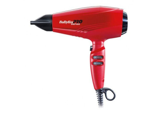 Фен с мотором Ferrari 2200W Babyliss PRO RAPIDO красный